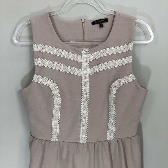 Max and Riley Cream Beige‎ Dress L - Picture 2 of 7